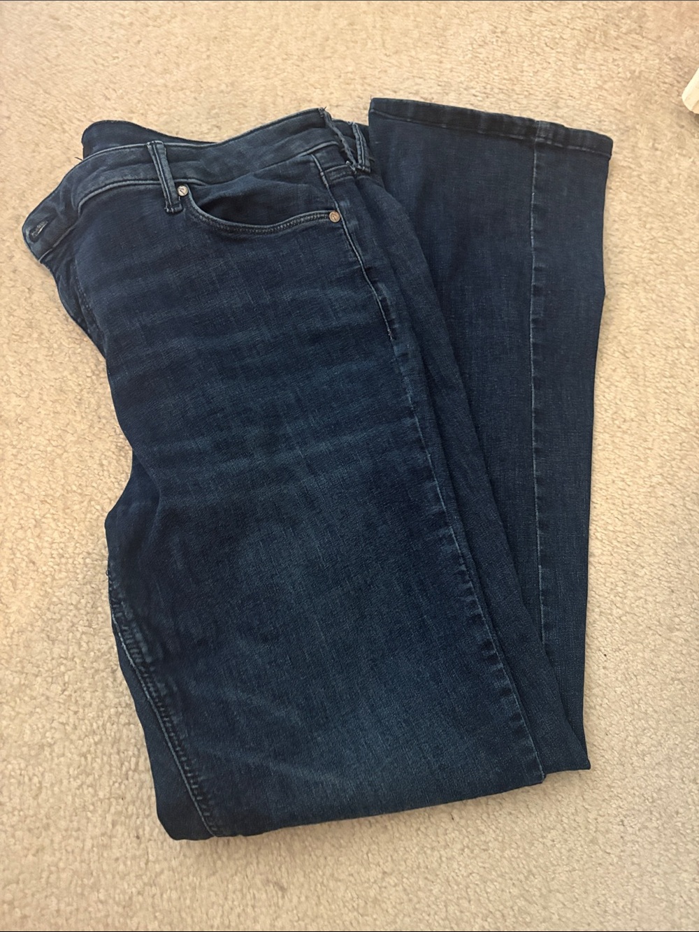 Vera Wang Dark Blue Boot Cut Jeans